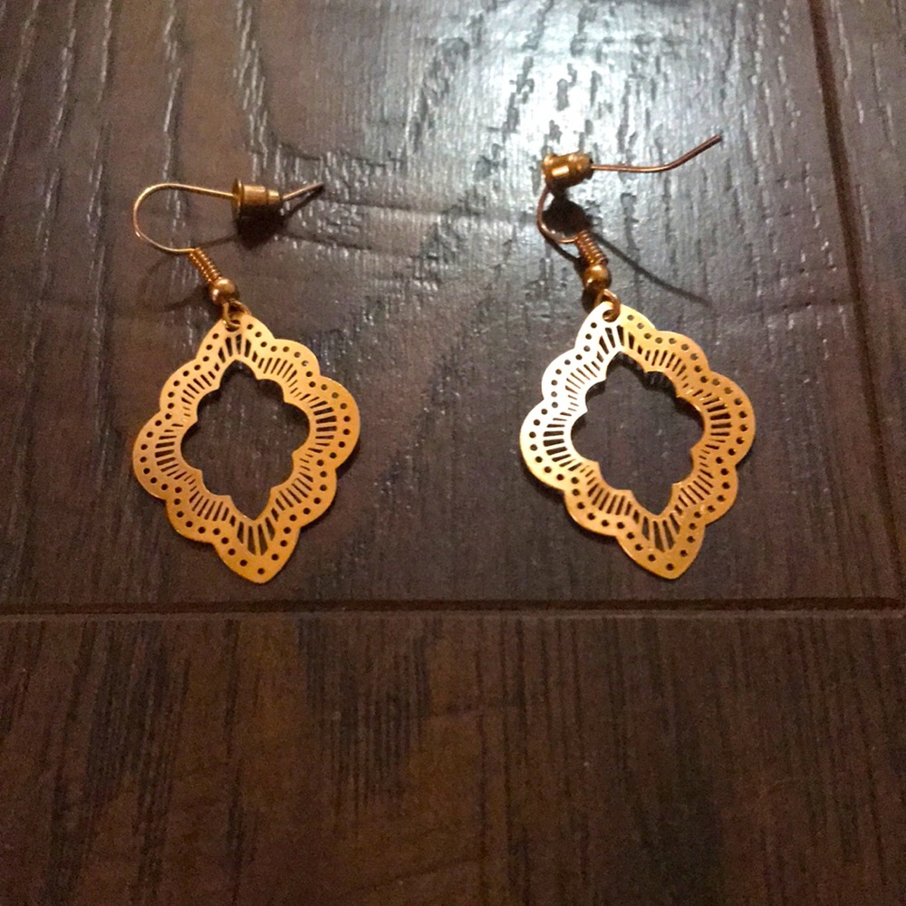 Gold earrings!